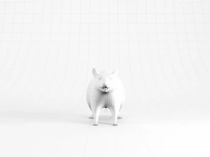 rat lowpoly 3D Model