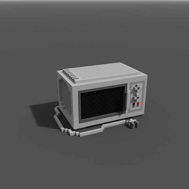 microwave oven 3D 模型 .c4d .max .obj .3ds .fbx .stl .blend