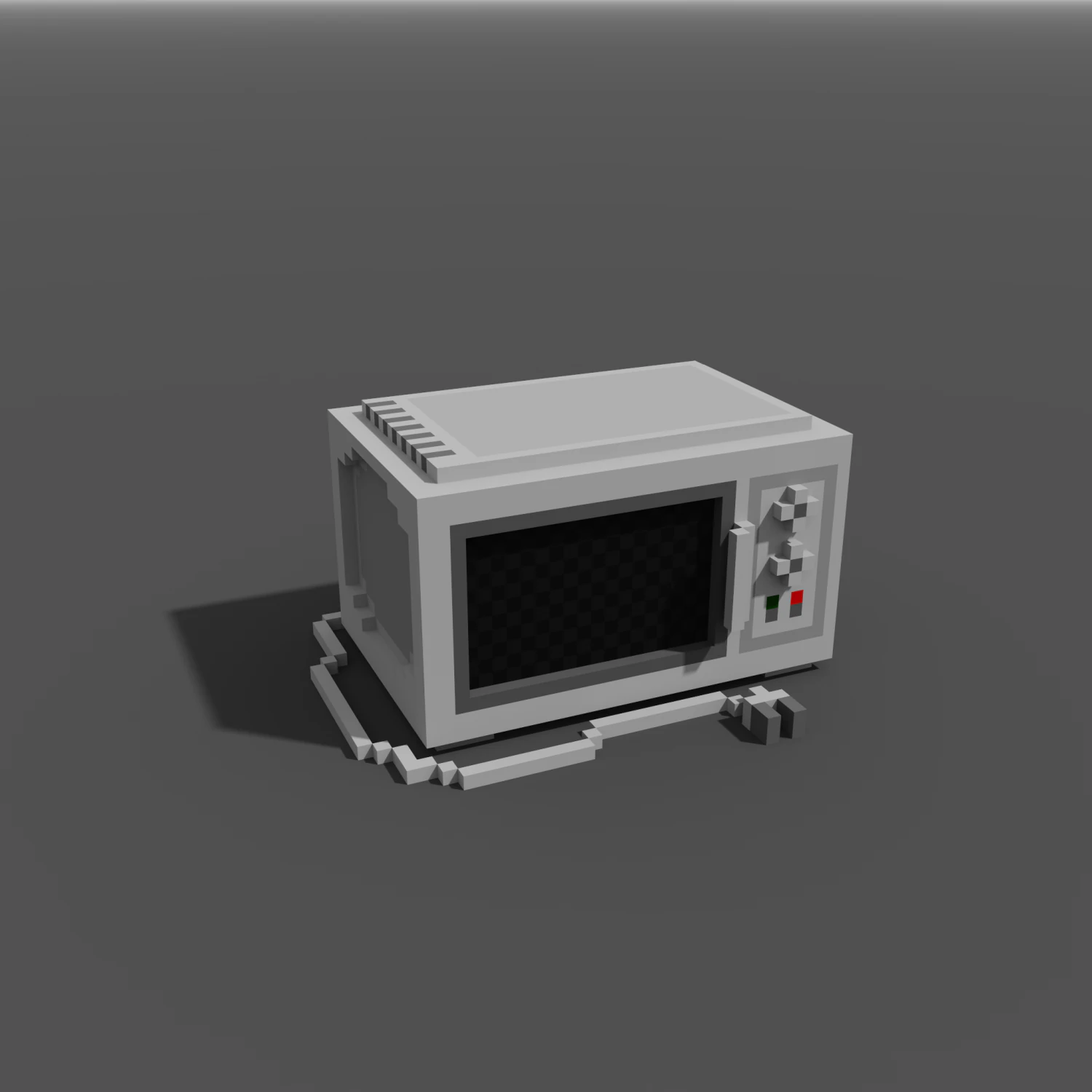 microwave oven 3D Model .c4d .max .obj .3ds .fbx .stl .blend 