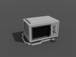 microwave oven Modello 3D