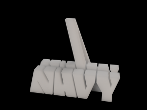 simple navy phone stand Model Cetak 3D