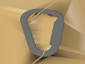 stencil of the climbing carbine Modello di stampa 3D