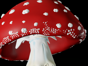 amanita mushrooms 3D Print Model