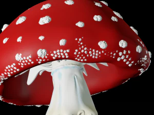 amanita mushrooms 3D Print Model