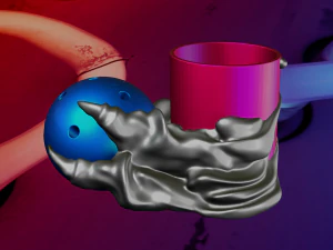 portal&aacute;pices monstruo Modelo de impresión 3D