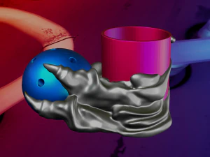 portal&aacute;pices monstruo Modelo de impresión 3D