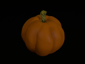 two pumpkins realistic pumpkin Modelo de Impressão 3D