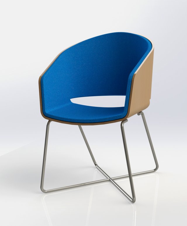 comfortable modern chair Model 3D .c4d .max .obj .3ds .fbx .stl .blend 
