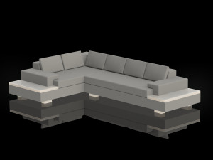 l shape sofa 3D Model