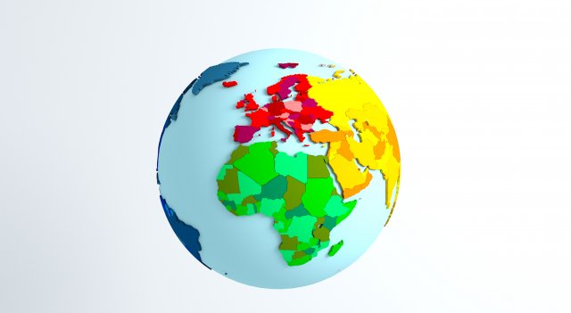 earth globe Modelo 3D .c4d .max .obj .3ds .fbx .stl .blend 