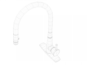 kitchen faucet 001 3D 模型