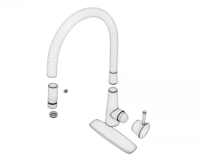 kitchen faucet 001 3D Model