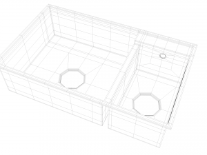 kitchen sink 001 3D Model