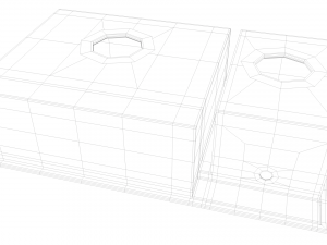 kitchen sink 001 3D Model