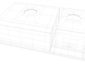 K&uuml;chensp&uuml;le 001 3D Modell