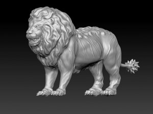lion 3D-Modell