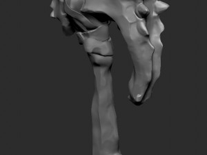 fantasy magic hammer arms 3D Model