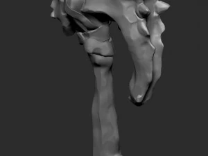 fantasy magic hammer arms 3D Model