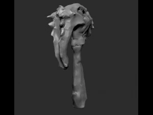 fantasy magic hammer arms 3D Model
