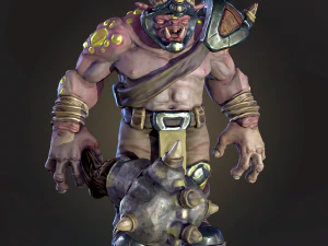 Game ready orc character 3D Model