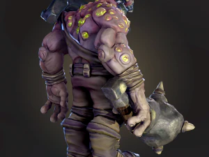 Game ready orc character 3D Model