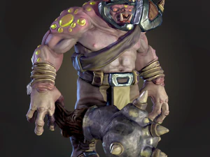 Game ready orc character 3D Model