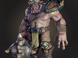 Game ready orc character 3D 모델