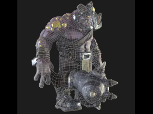 Game ready orc character 3D Model