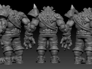 Ork character orc monster 3D Принт Модель