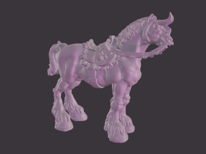 Horse 3d print 3D 프린트 모델