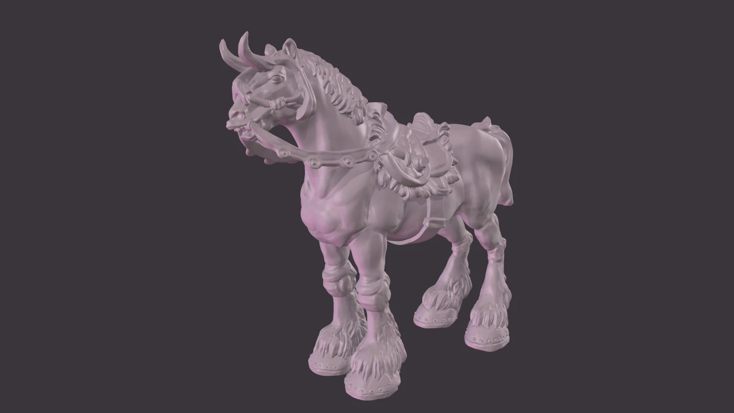 Horse 3d print 3D Print Model .c4d .max .obj .3ds .fbx .stl .blend 