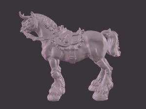 Horse 3d print 3D 프린트 모델