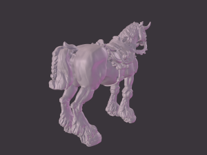 Horse 3d print 3D 프린트 모델