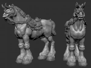 Horse 3d print 3D Print Model