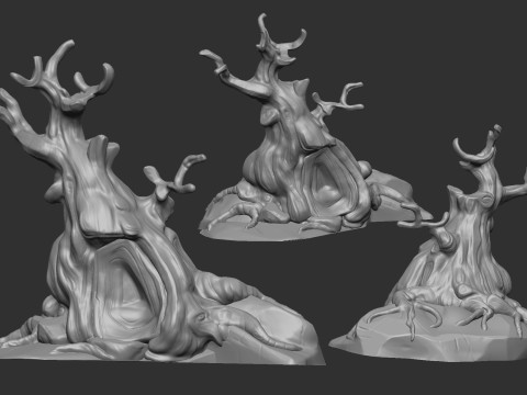 3d print tree for game stylized Modelo de impresión 3D