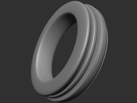 Ring Elegance 3D 프린트 모델