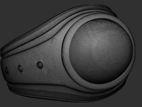 Ring signet ring with stone 3D Принт Модель