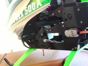 align trex 500 x landing skate 3Dプリントモデル