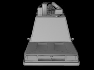 low poly cartoon car low-poly Model 3D