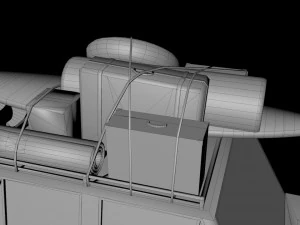 low poly cartoon car low-poly 3D Model