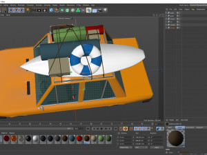 low poly cartoon car low-poly Model 3D