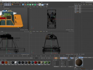 low poly cartoon car low-poly Model 3D