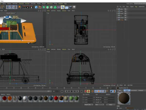 low poly cartoon car low-poly 3D Model