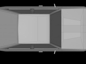 low poly cartoon car low-poly Model 3D