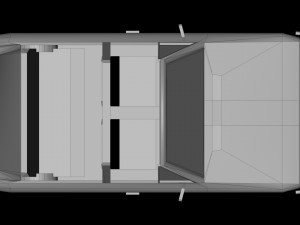 low poly cartoon car low-poly Model 3D