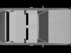 low poly cartoon car low-poly 3D Model