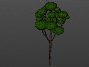 low poly cartoon trees and plants low-poly Modelo 3D