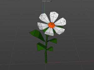 low poly cartoon trees and plants low-poly Modelo 3D