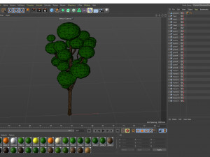 low poly cartoon trees and plants low-poly Modelo 3D