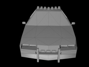 chevrolet camaro police low-poly Modello 3D